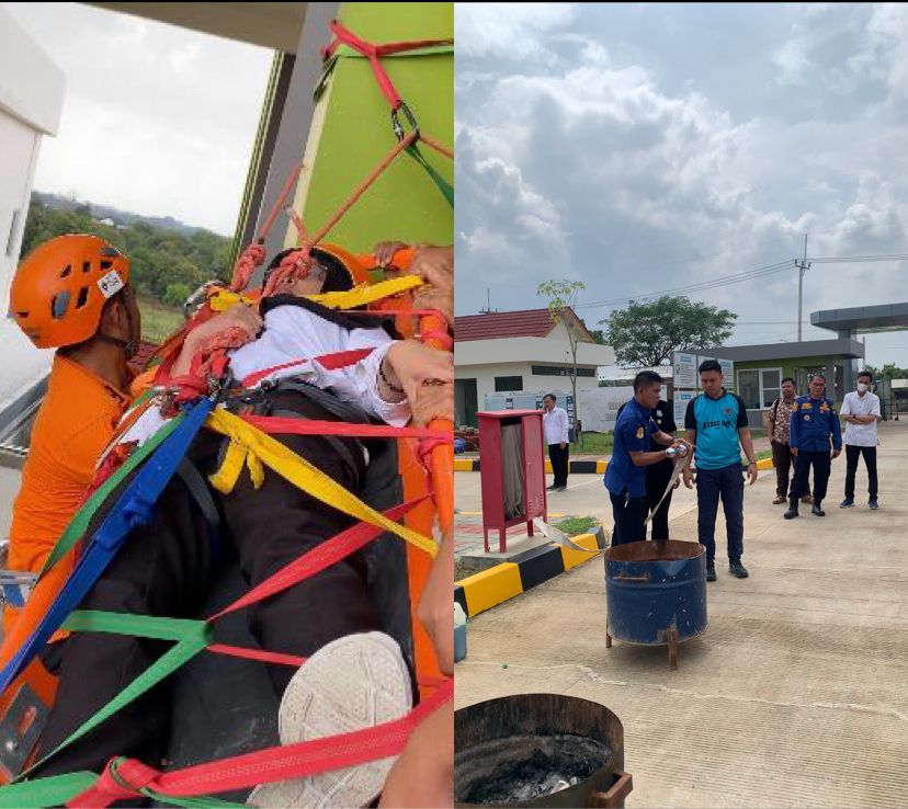 RS Djuansih Gelar Sosialisasi dan Simulasi Penanggulangan Kebakaran serta Bencana Alam